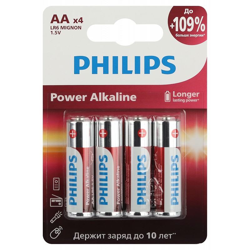 картинка ЭЛЕМЕНТ Питания Fhilips LR06-BL4 от магазина Радуга детства