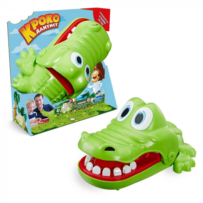 картинка HASBRO, ИГРА "Крокодильчик Дантист" от магазина Радуга детства