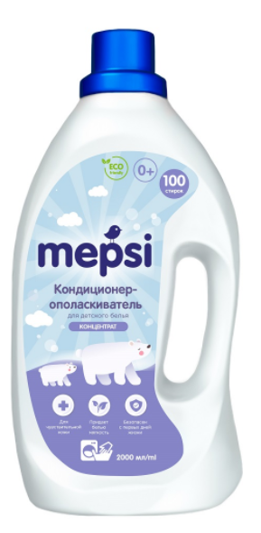 картинка MEPSI, КОНДИЦИОНЕР-ополаскиватель для детского белья (2 л.) от магазина Радуга детства