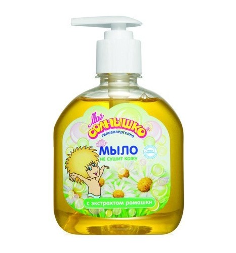 картинка МОЕ СОЛНЫШКО, МЫЛО жидкое ромашка, (300 мл)   от магазина Радуга детства