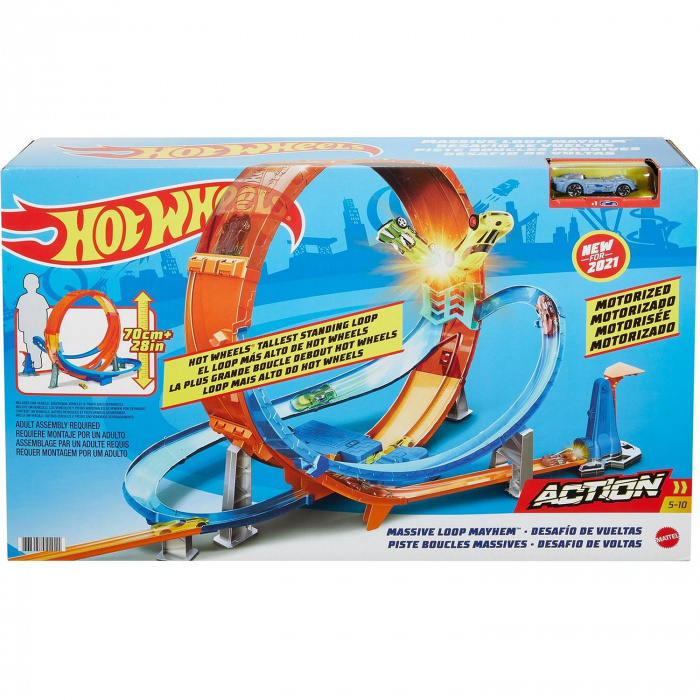 картинка HOT WHEELS, Экшн Гигантская петля от магазина Радуга детства