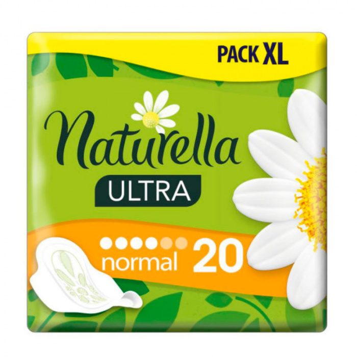 картинка NATURELLA, ПРОКЛАДКИ Ultra"Camomile Duo" (с крыл.), (20 шт) от магазина Радуга детства