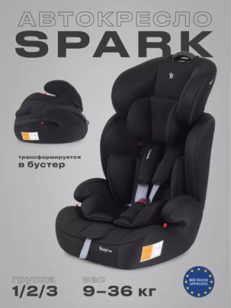 картинка АВТОКРЕСЛО "Spark" 9-36 кг  (Black) от магазина Радуга детства