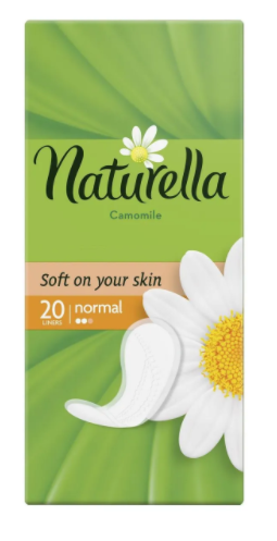 картинка NATURELLA, ПРОКЛАДКИ ежеднев. "Ромашка" Нормал (20 шт) от магазина Радуга детства