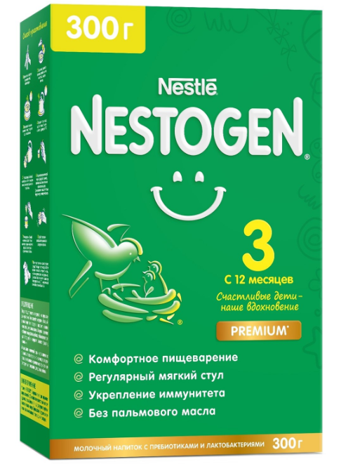 картинка NESTOGEN 3, СМЕСЬ сухая мол., с 12 мес. (300 г) от магазина Радуга детства