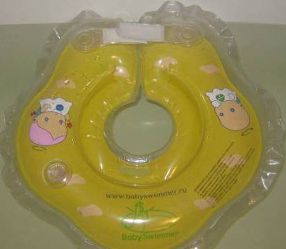 картинка BABY SWIMMER, КРУГ на шею 0-36 мес. (желтый; полуцвет.) от магазина Радуга детства